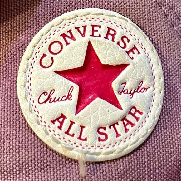 All Star Converse Girl’s Purple Chuck Taylor Zip High Tops 12.5 - Picture 9 of 13